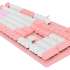 Клавиатура A4TECH Bloody B800 Dual Color,  USB, розовый + белый [b800 pink]